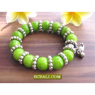 Beads Stone Bracelets Stretch Charms Package 